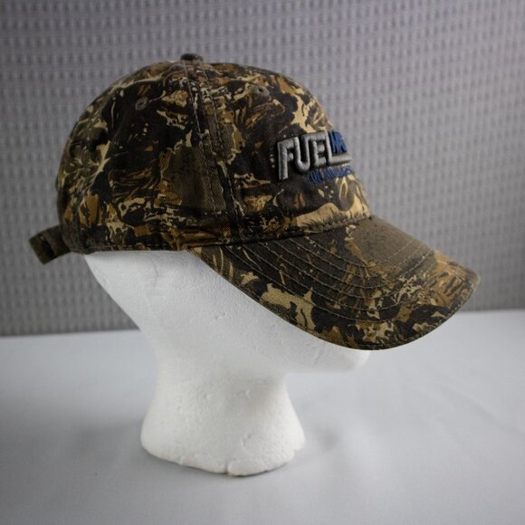 Fuelmaster Camo Beige Strapback Hat / One Size - Picture 2 of 6